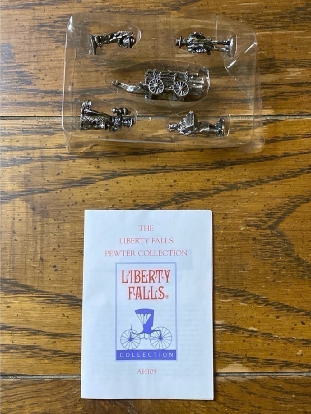 Liberty Falls The Americana Pewter Collection 5-Piece Figurine Set AH109 In Box